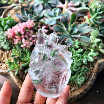 Quartz human heart